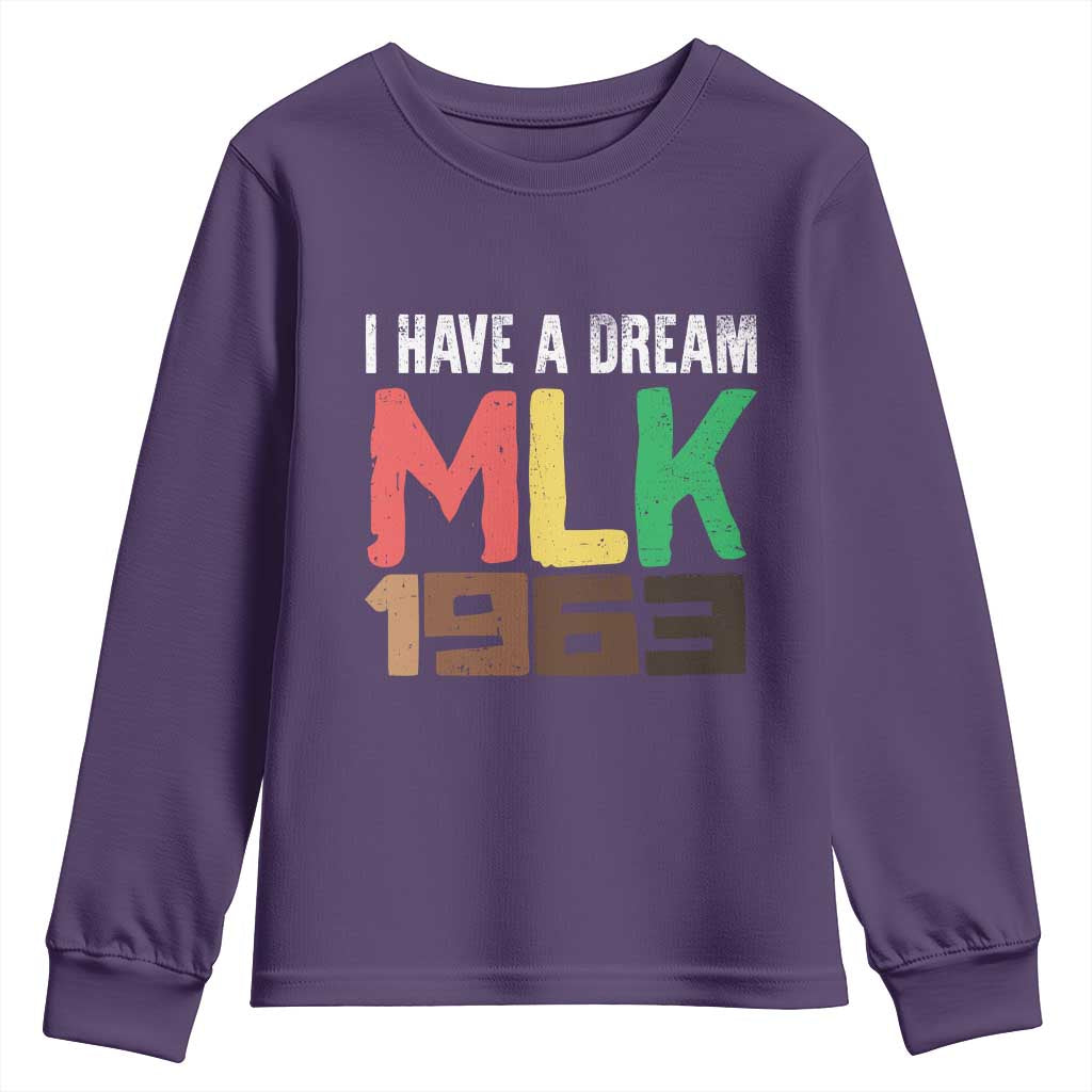 I Have A Dream Martin Luther King Youth Sweatshirt MLK Day 1963 Speech Black History Month