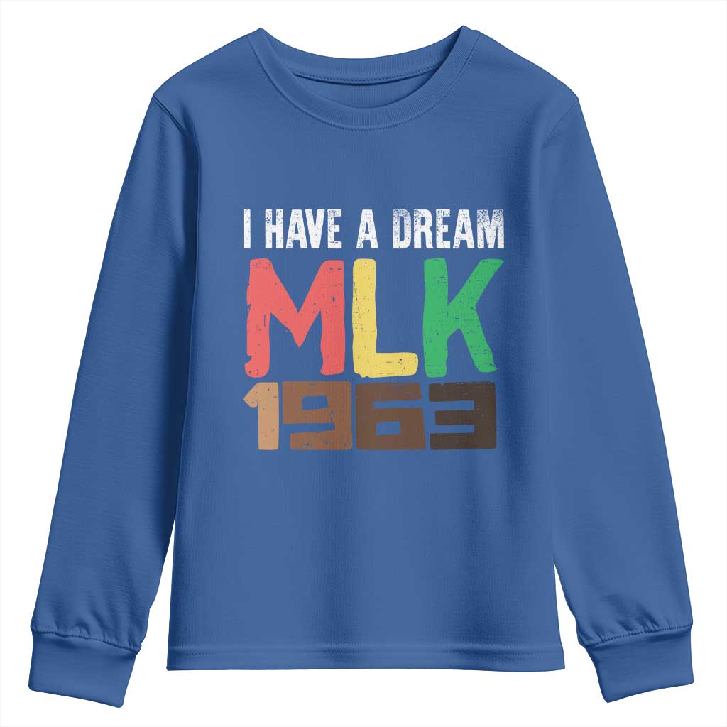 I Have A Dream Martin Luther King Youth Sweatshirt MLK Day 1963 Speech Black History Month