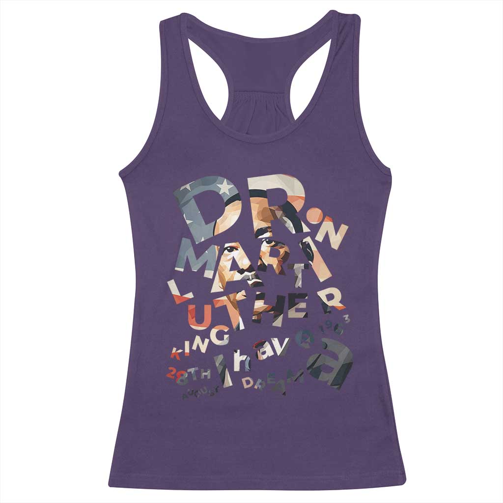 I Have A Dream Martin Luther King Jr Racerback Tank Top MLK Day 1963 Black History Leader