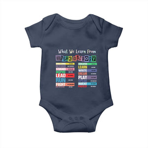 What We Learn From Black History Baby Onesie Black Leaders African American Pride