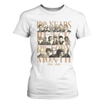 100 Years Of Black History Month T Shirt For Women African American Historical Figures