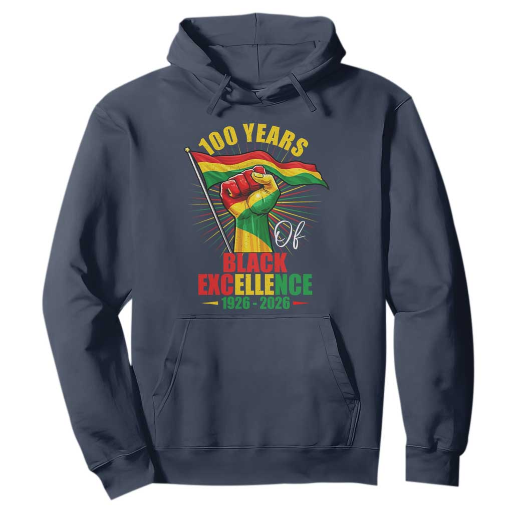 100 Years Of Black Excellence Hoodie Centennial Black History Month