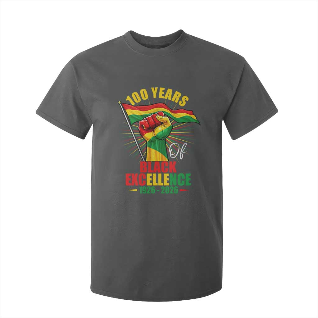 100 Years Of Black Excellence T Shirt For Kid Centennial Black History Month