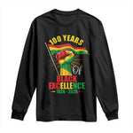 100 Years Of Black Excellence Long Sleeve Shirt Centennial Black History Month