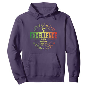 100 Years Of Excellence Black History Month 1926 2026 Hoodie