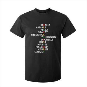 Black History Leaders T Shirt For Kid Obama Kamala Maya Stacey Frederick Thurgood Michelle