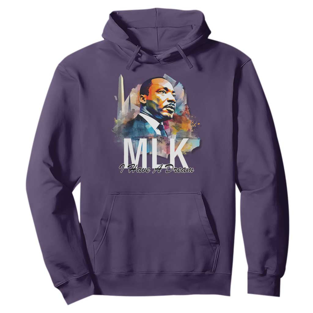 MLK Quote I Have A Dream Hoodie Martin Luther King Portrait Black History Month