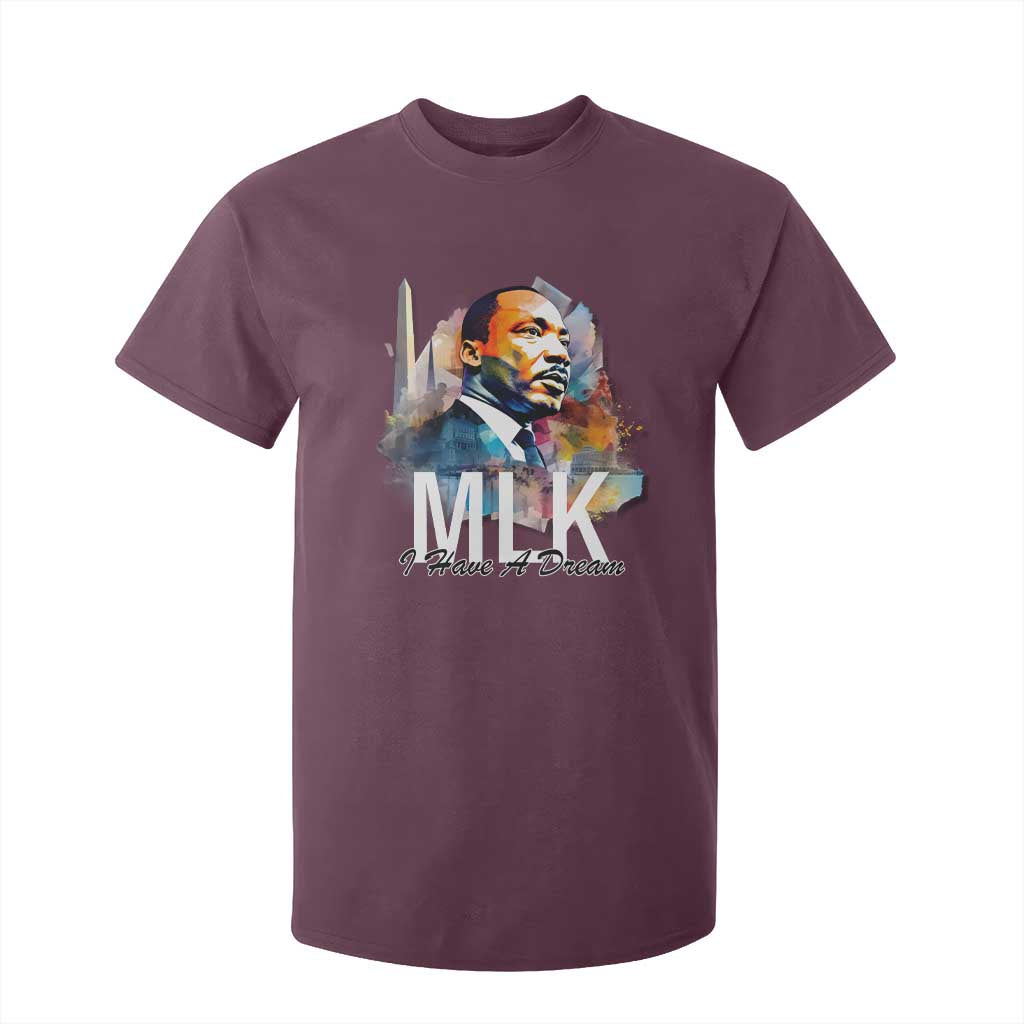 MLK Quote I Have A Dream T Shirt For Kid Martin Luther King Portrait Black History Month