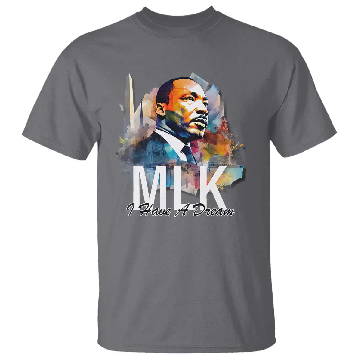 MLK Quote I Have A Dream T Shirt Martin Luther King Portrait Black History Month