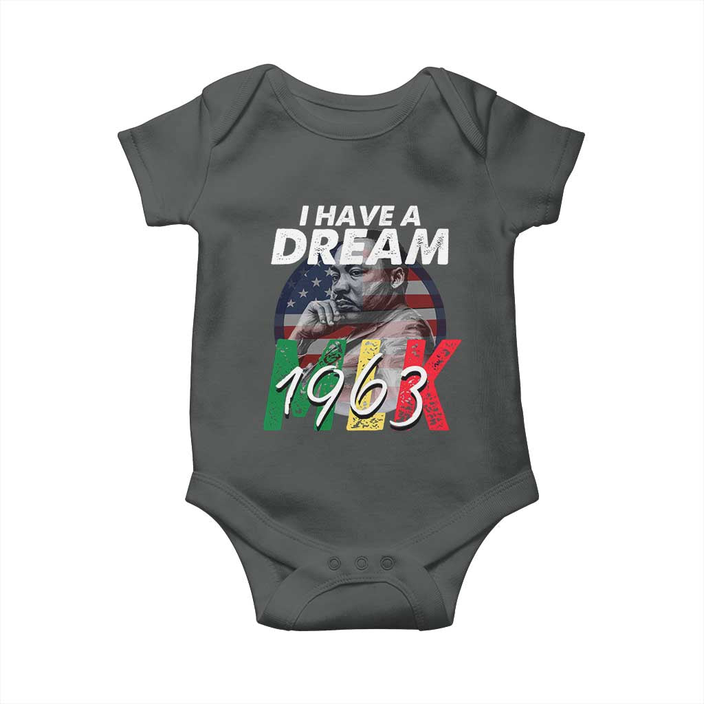 I Have A Dream Martin Luther King Jr MLK 1963 Baby Onesie Black History Month