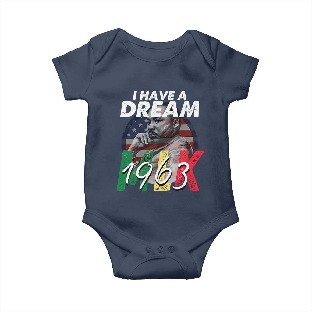 I Have A Dream Martin Luther King Jr MLK 1963 Baby Onesie Black History Month