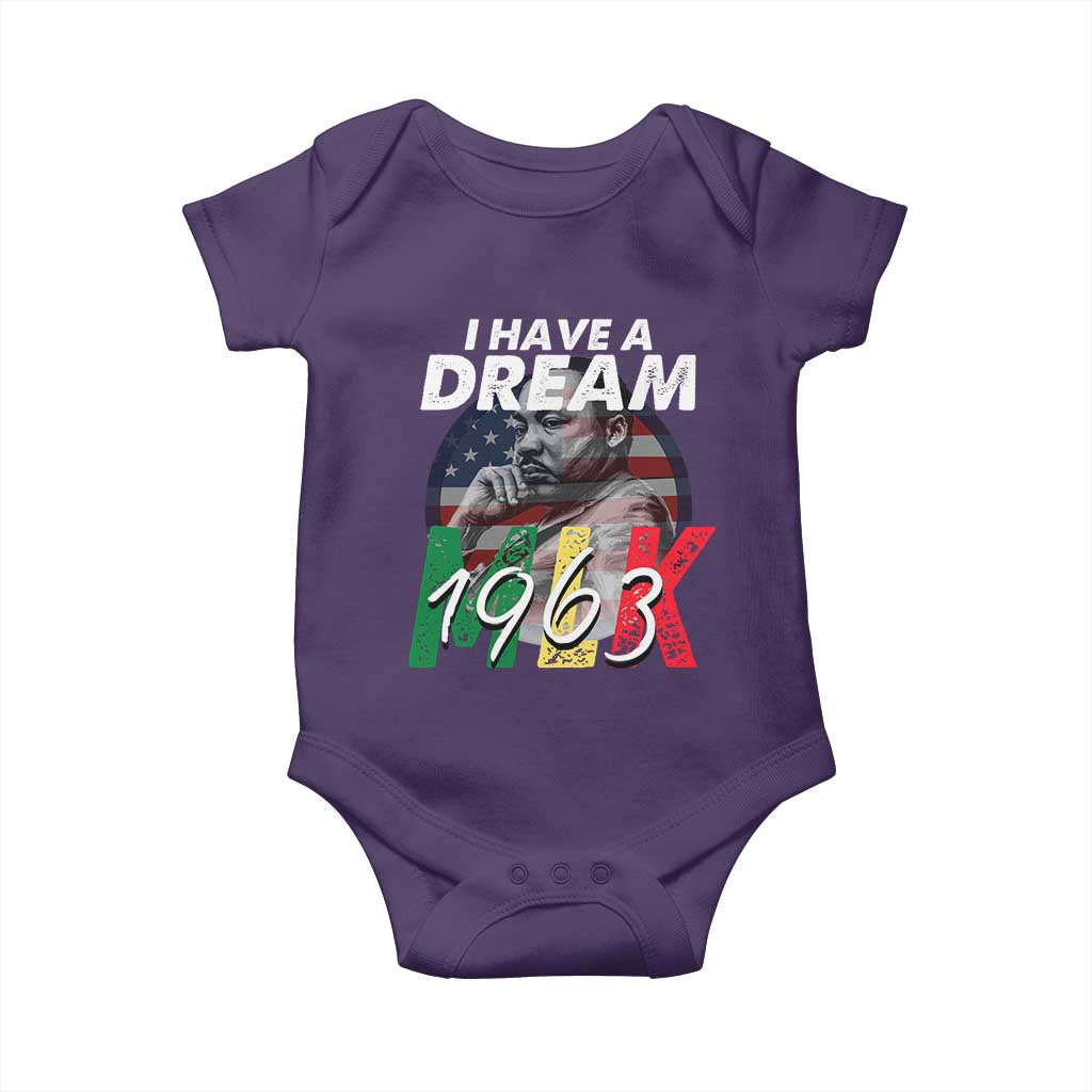 I Have A Dream Martin Luther King Jr MLK 1963 Baby Onesie Black History Month
