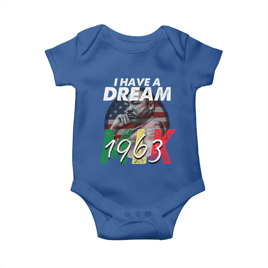 I Have A Dream Martin Luther King Jr MLK 1963 Baby Onesie Black History Month