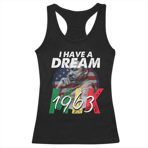 I Have A Dream Martin Luther King Jr MLK 1963 Racerback Tank Top Black History Month