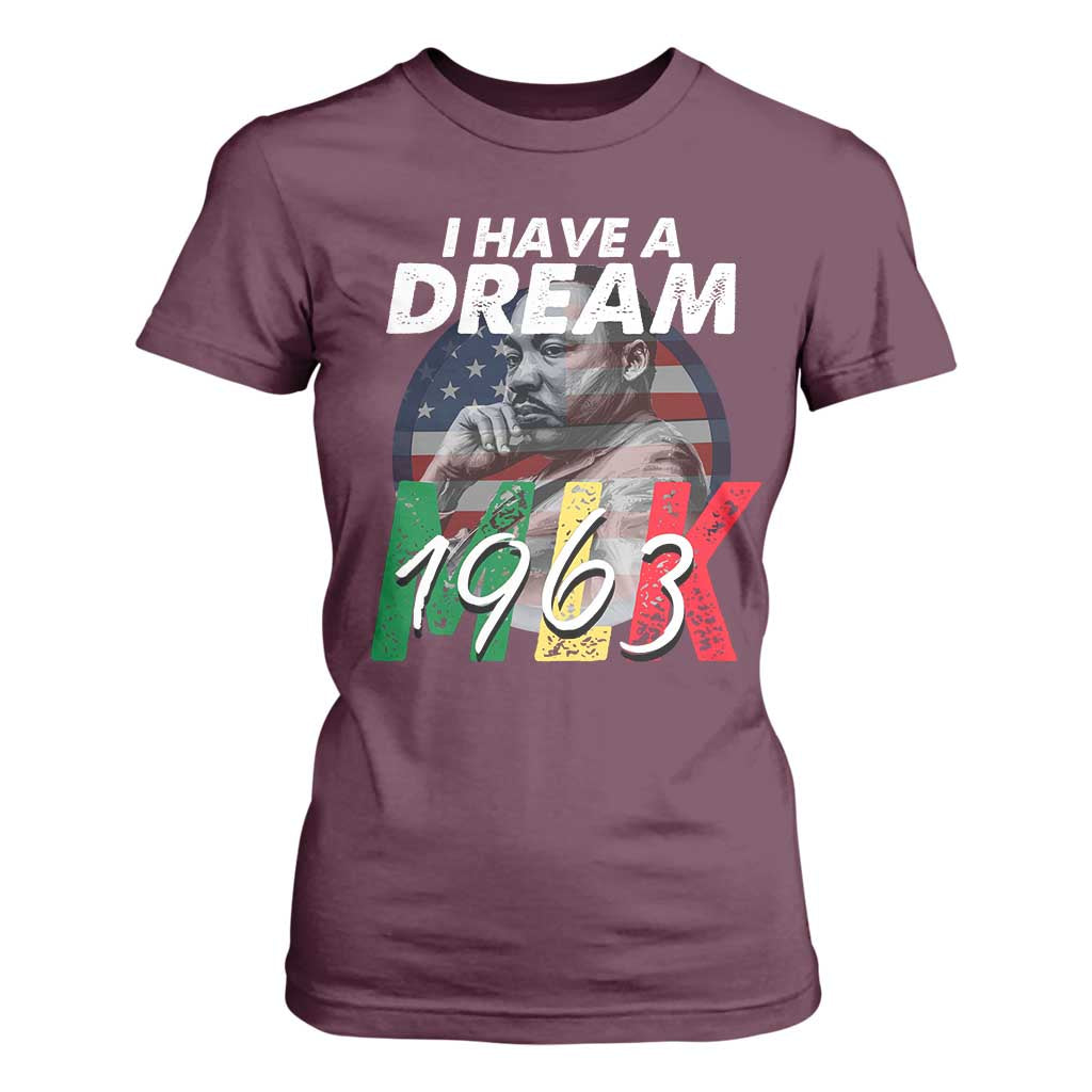 I Have A Dream Martin Luther King Jr MLK 1963 T Shirt For Women Black History Month