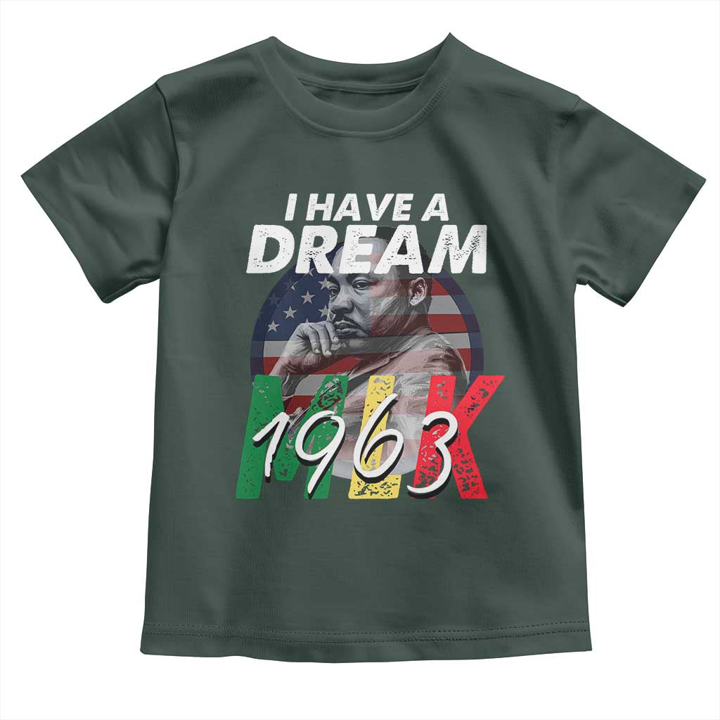I Have A Dream Martin Luther King Jr MLK 1963 Toddler T Shirt Black History Month