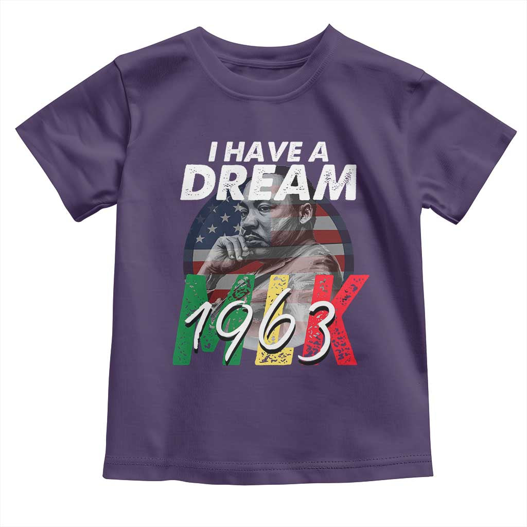 I Have A Dream Martin Luther King Jr MLK 1963 Toddler T Shirt Black History Month