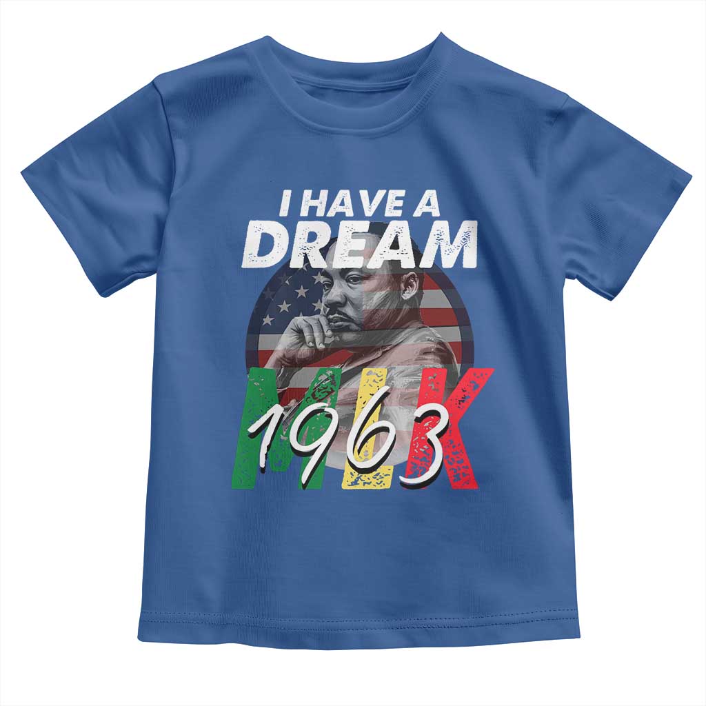 I Have A Dream Martin Luther King Jr MLK 1963 Toddler T Shirt Black History Month