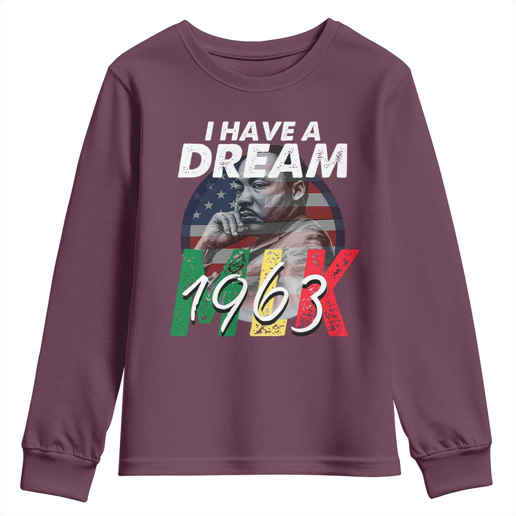 I Have A Dream Martin Luther King Jr MLK 1963 Youth Sweatshirt Black History Month