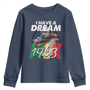 I Have A Dream Martin Luther King Jr MLK 1963 Youth Sweatshirt Black History Month
