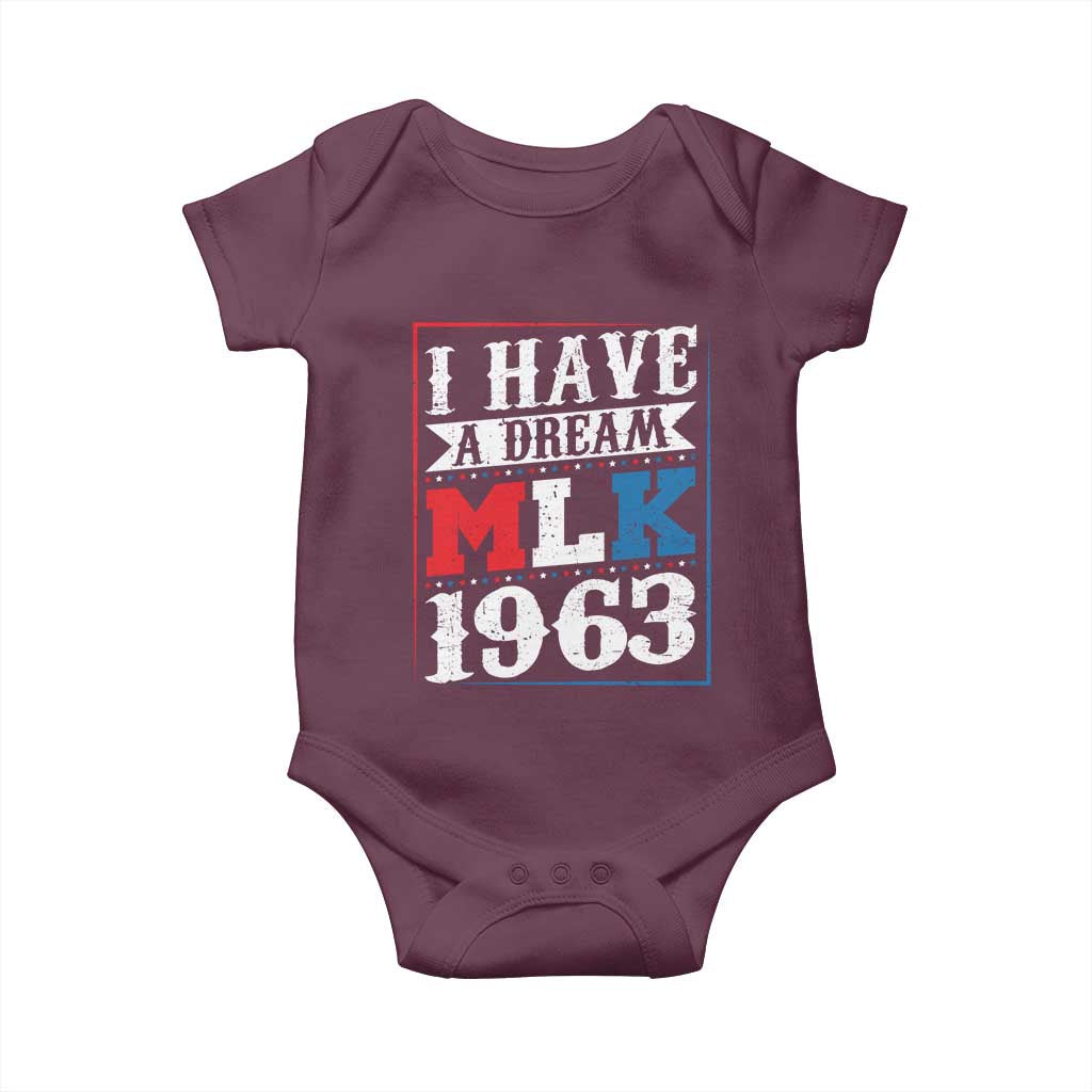 I Have A Dream Dr. Martin Luther King Jr Baby Onesie MLK Day 1963