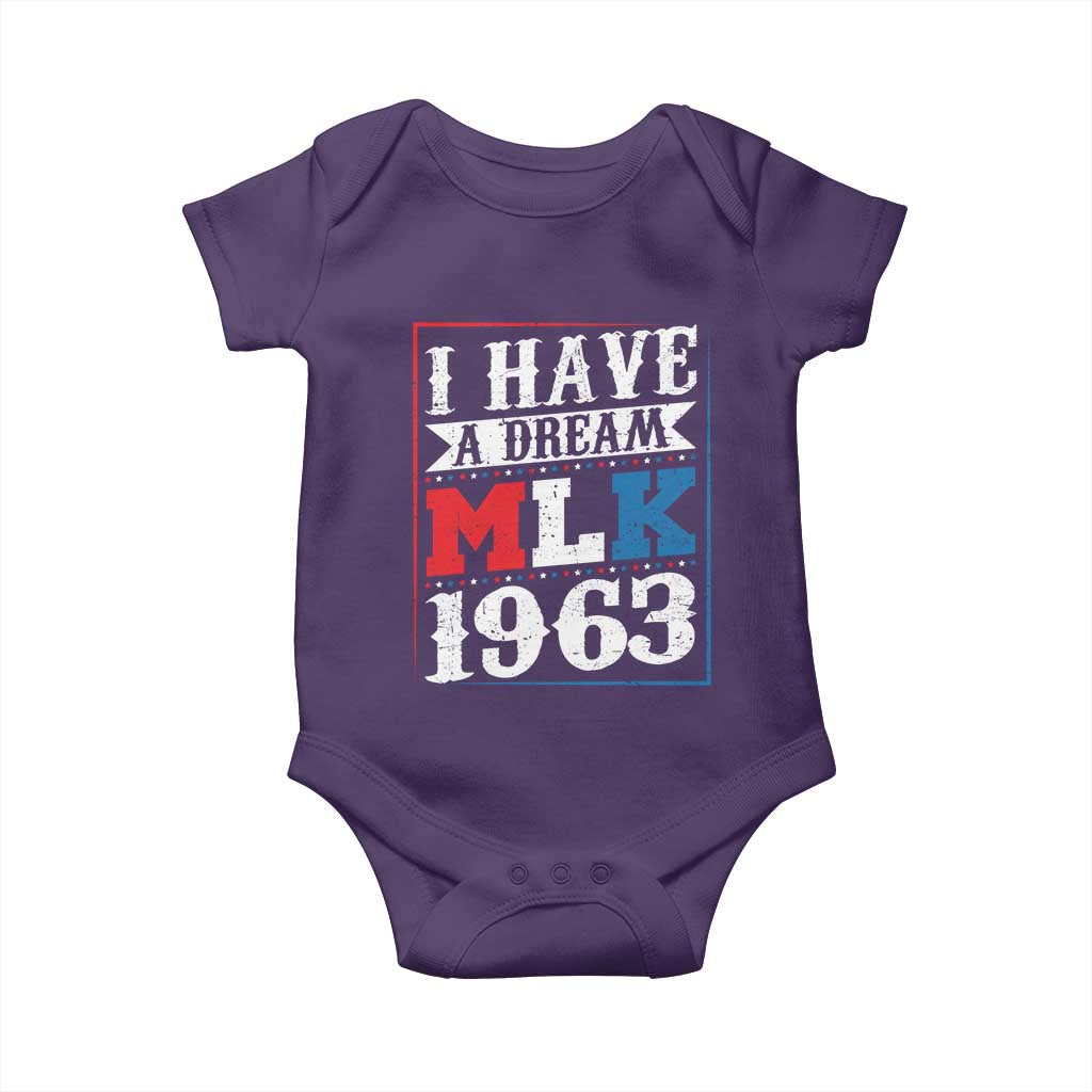 I Have A Dream Dr. Martin Luther King Jr Baby Onesie MLK Day 1963