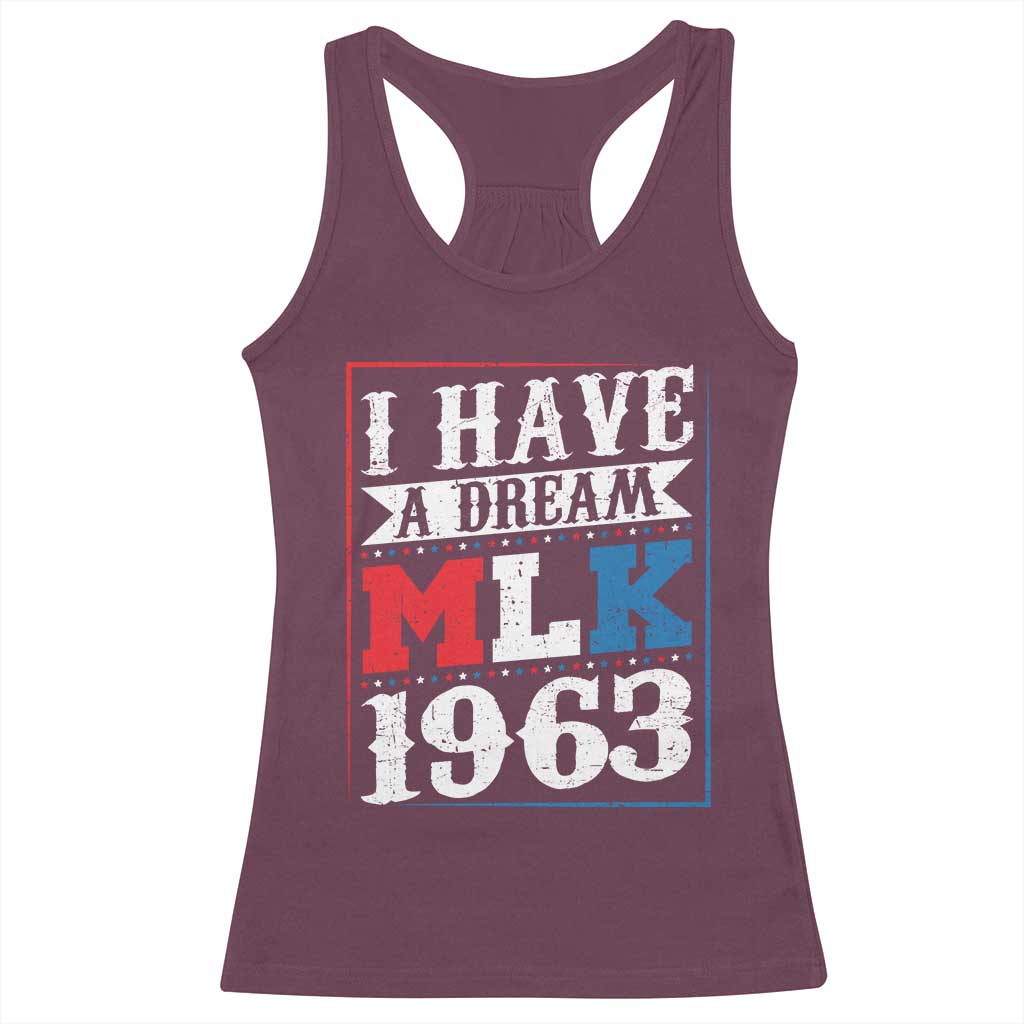 I Have A Dream Dr. Martin Luther King Jr Racerback Tank Top MLK Day 1963