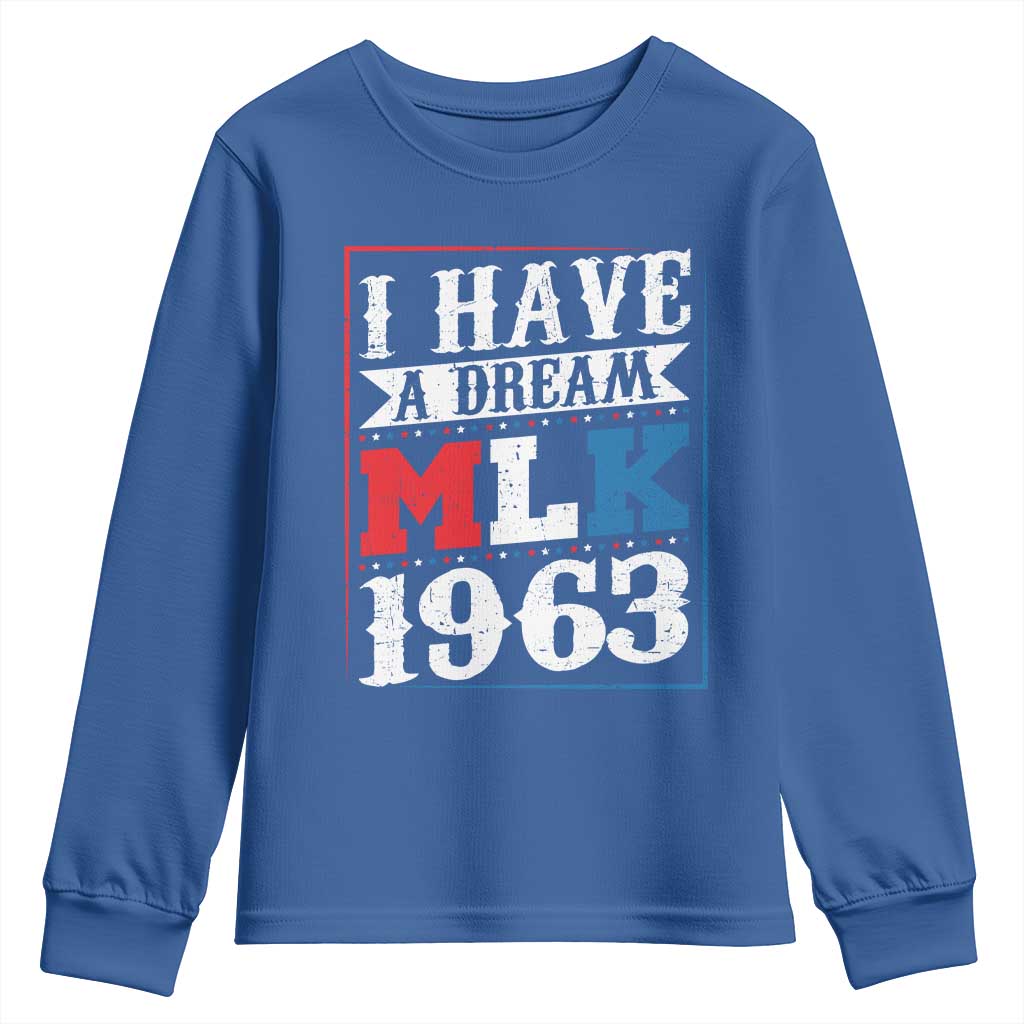I Have A Dream Dr. Martin Luther King Jr Youth Sweatshirt MLK Day 1963