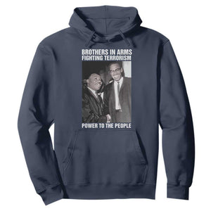 Martin Luther King And Malcolm X Hoodie Brothers In Arms Fighting Terrorism Power To The People Black History Month