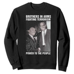 Martin Luther King And Malcolm X Sweatshirt Brothers In Arms Fighting Terrorism Power To The People Black History Month