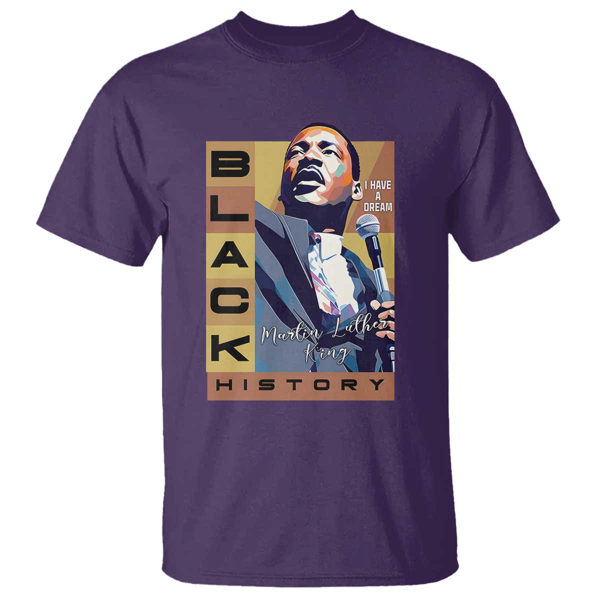 I Have A Dream Martin Luther King Jr MLK Quote T Shirt Black History Month