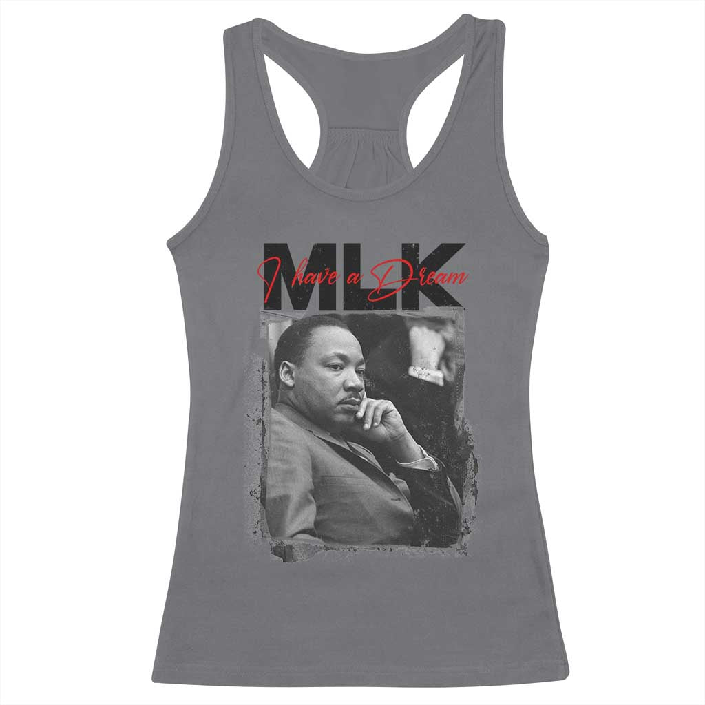 MLK I Have A Dream Racerback Tank Top Dr Martin Luther King Black History Month