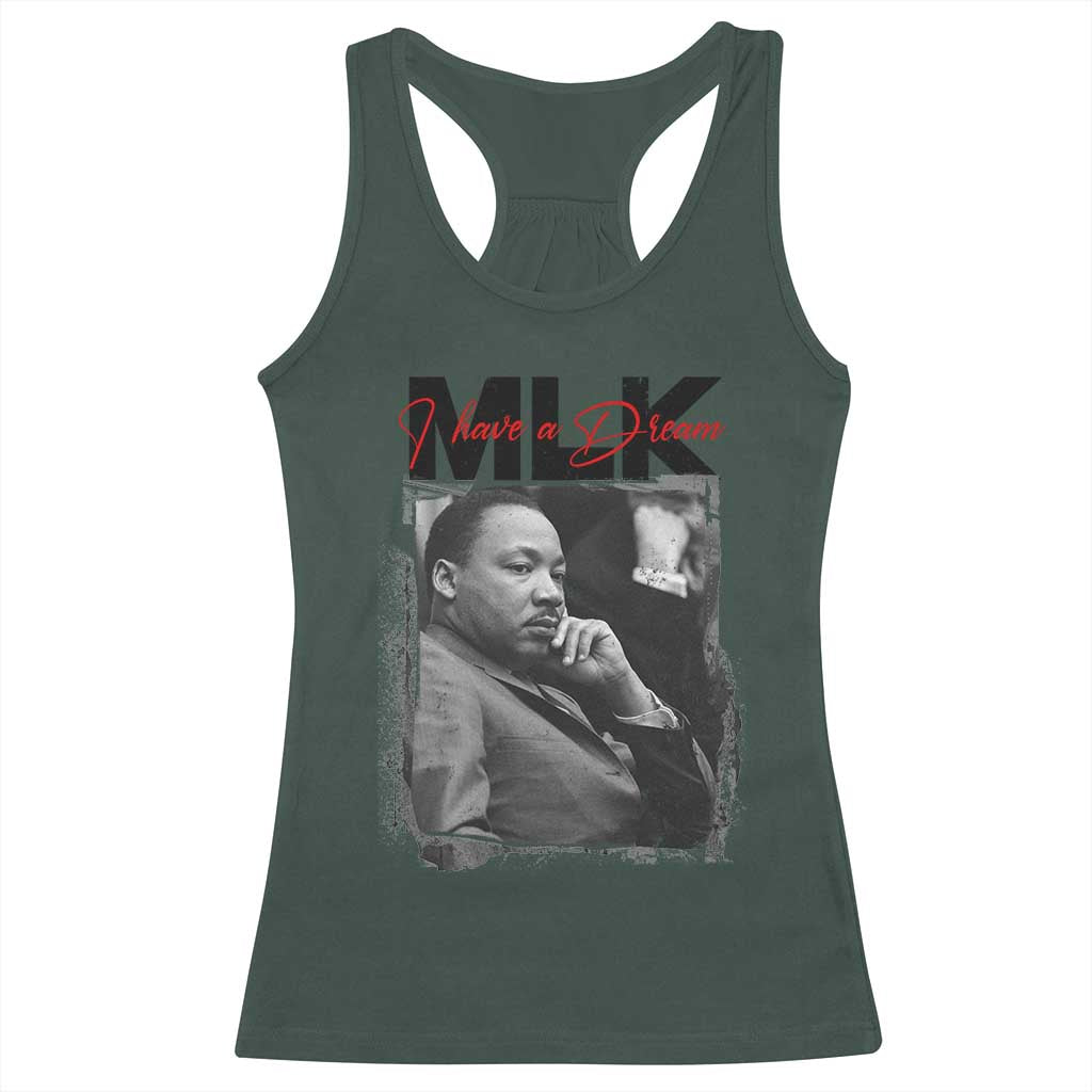 MLK I Have A Dream Racerback Tank Top Dr Martin Luther King Black History Month