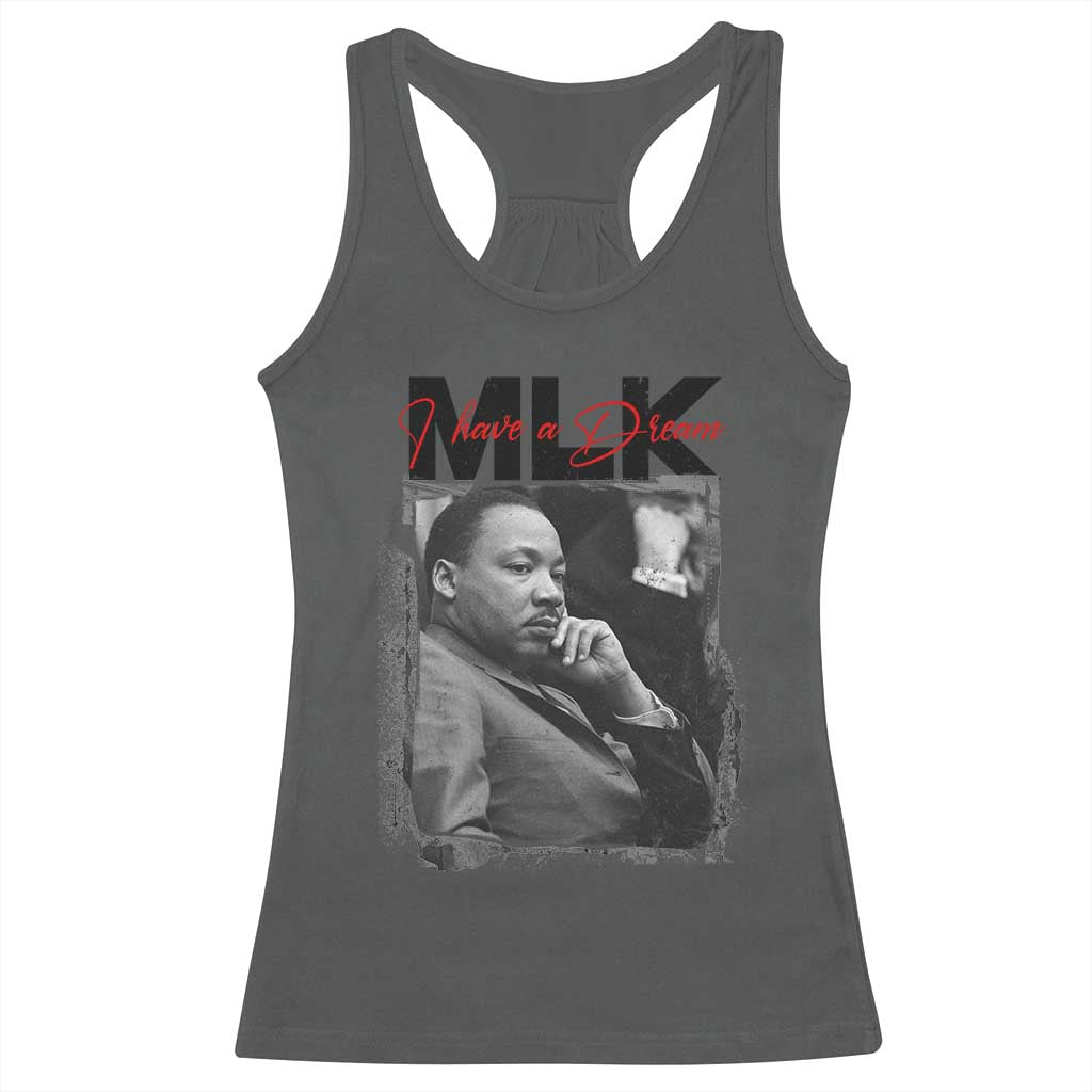 MLK I Have A Dream Racerback Tank Top Dr Martin Luther King Black History Month