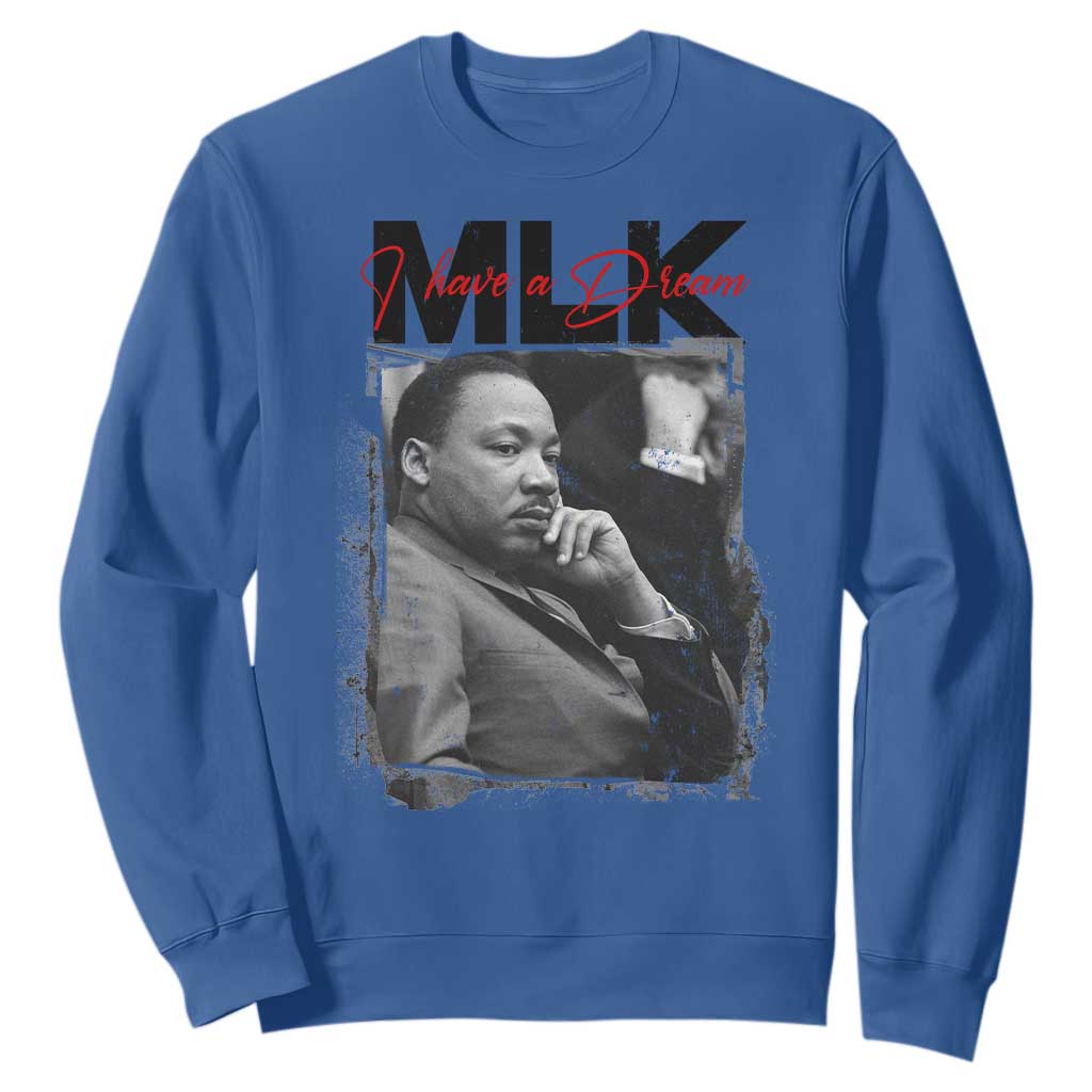 MLK I Have A Dream Sweatshirt Dr Martin Luther King Black History Month