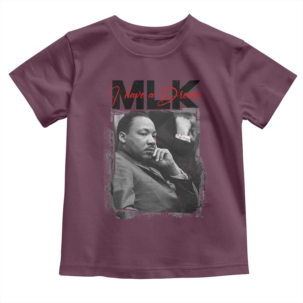 MLK I Have A Dream Toddler T Shirt Dr Martin Luther King Black History Month