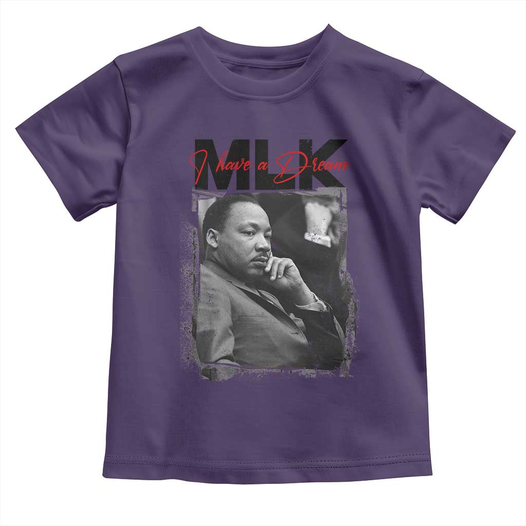 MLK I Have A Dream Toddler T Shirt Dr Martin Luther King Black History Month
