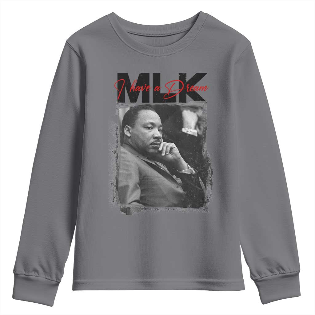 MLK I Have A Dream Youth Sweatshirt Dr Martin Luther King Black History Month