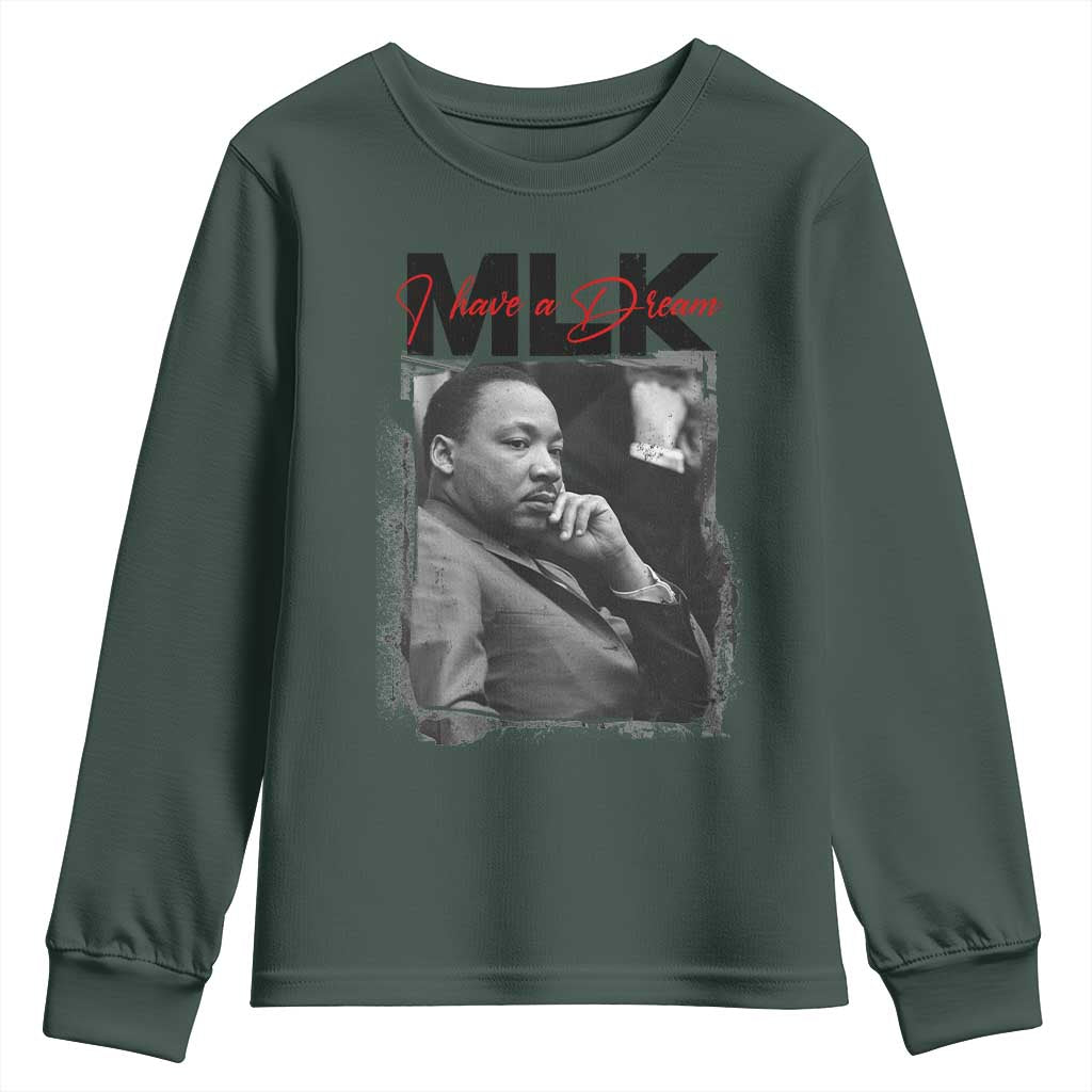 MLK I Have A Dream Youth Sweatshirt Dr Martin Luther King Black History Month