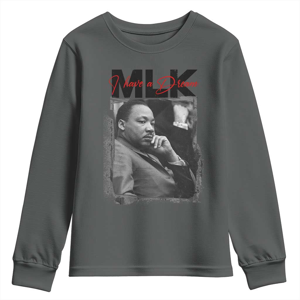MLK I Have A Dream Youth Sweatshirt Dr Martin Luther King Black History Month