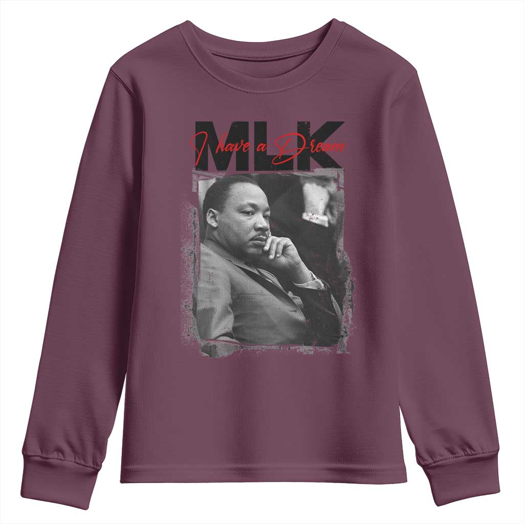 MLK I Have A Dream Youth Sweatshirt Dr Martin Luther King Black History Month