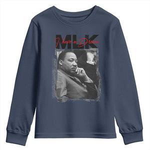 MLK I Have A Dream Youth Sweatshirt Dr Martin Luther King Black History Month