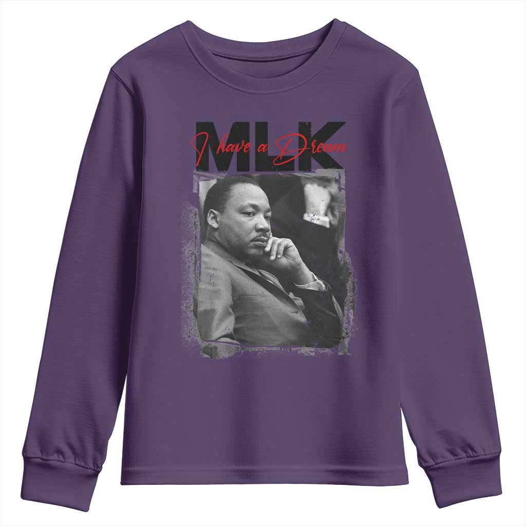 MLK I Have A Dream Youth Sweatshirt Dr Martin Luther King Black History Month