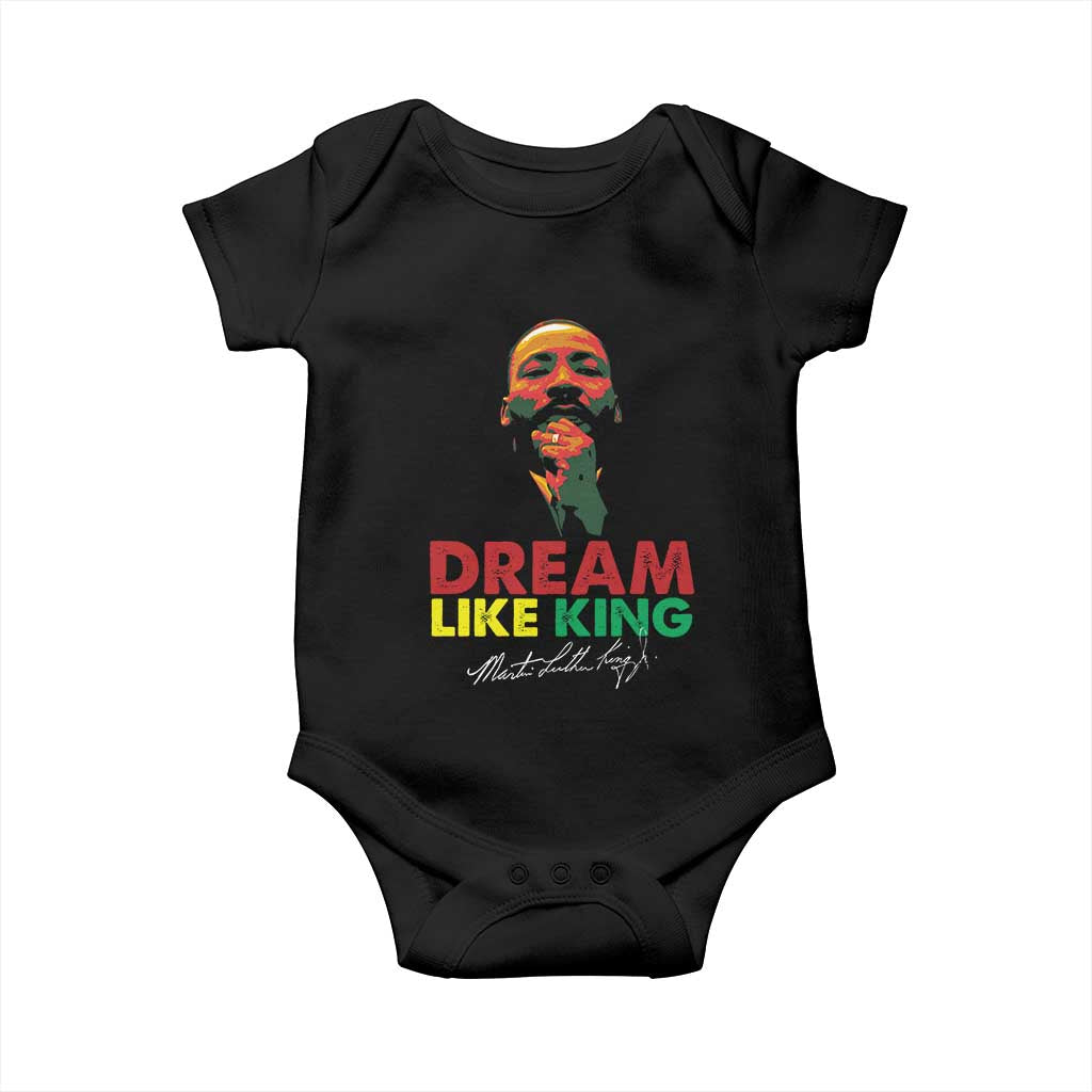 Dream Like King Martin Luther King Jr Baby Onesie MLK Black History Month