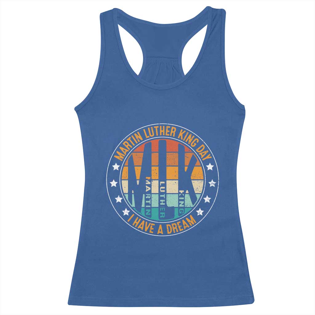 Martin Luther King Jr I Have A Dream Racerback Tank Top Retro MLK Day