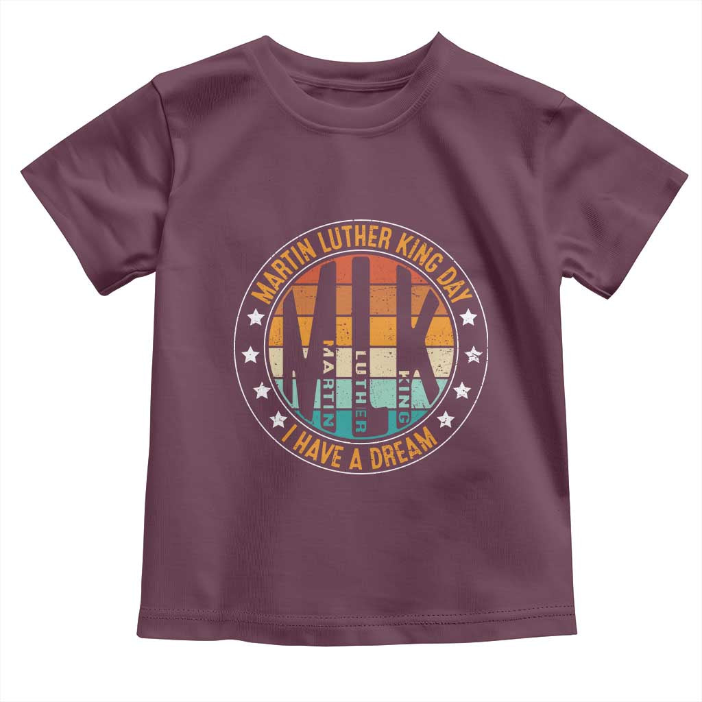 Martin Luther King Jr I Have A Dream Toddler T Shirt Retro MLK Day