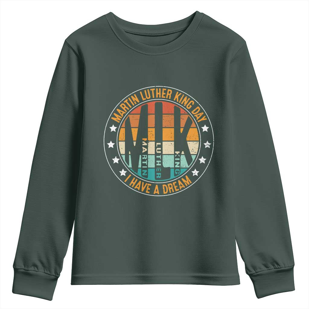 Martin Luther King Jr I Have A Dream Youth Sweatshirt Retro MLK Day