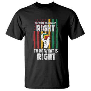 Martin Luther King Quote T Shirt The Time Is Always Right To Do What Is Right