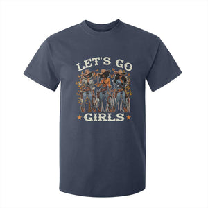 Black Cowgirl T Shirt For Kid Let's Go Girl Melanin Black History Texas Country