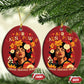 Afro Latina Power Christmas Ornament Hispanic Heritage Month Flowers - African Pride